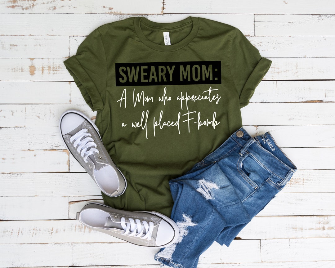 Sweary Mom F-bomb Cussing Mom Life SVG Cut File - Etsy