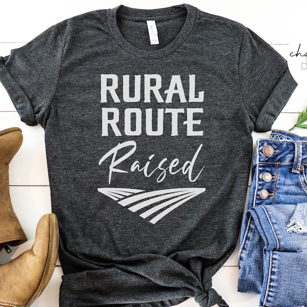 Rural Route Raised Country Living Small Town SVG Cut File