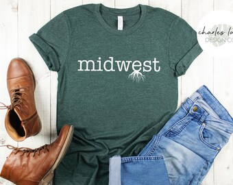 Midwest Roots Small Town Living Farming Rural SVG Cut File