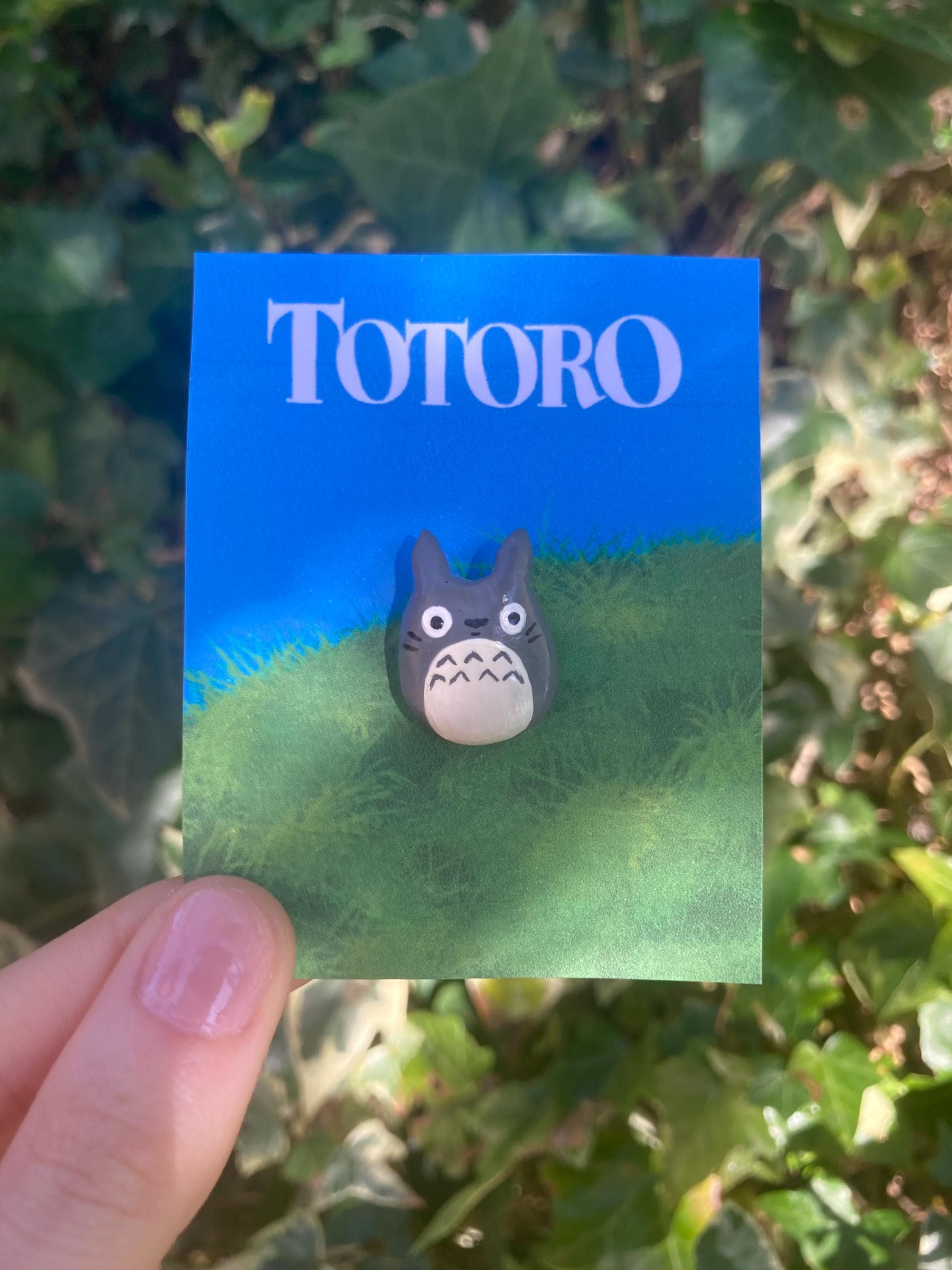 Totoro Clay Pin - Etsy