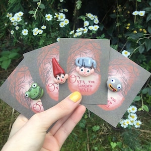 Clay Pins Over the Garden Wall Handmade