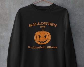Halloween Sweater, Vintage Halloween Sweater, Halloween 1978, Pumpkin Sweater, Retro Halloween Scary Movie