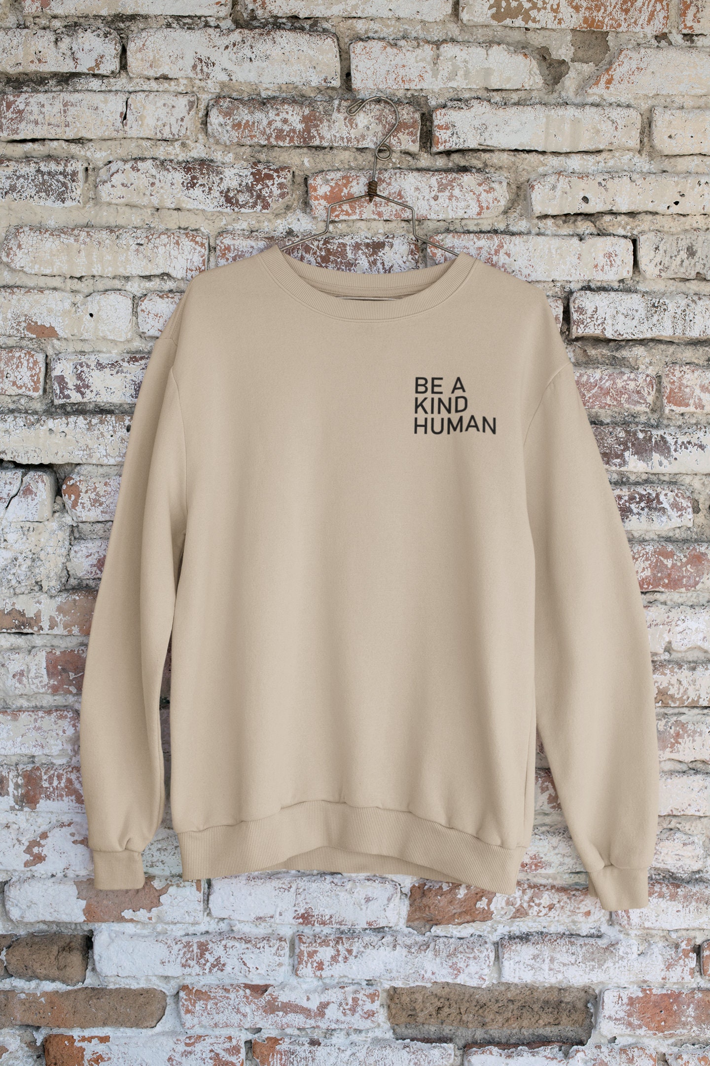 Be A Kind Human Unisex Sweatshirt Pocket Be Kind Shirt | Etsy