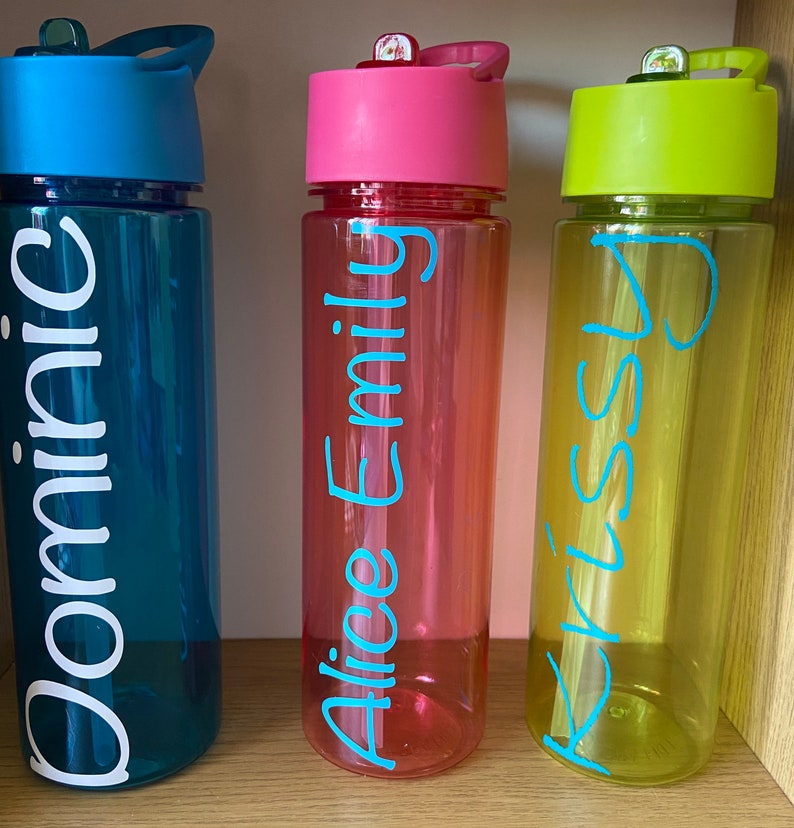 Personalised Back to school 400ml and 750ml drink bottles Etsy