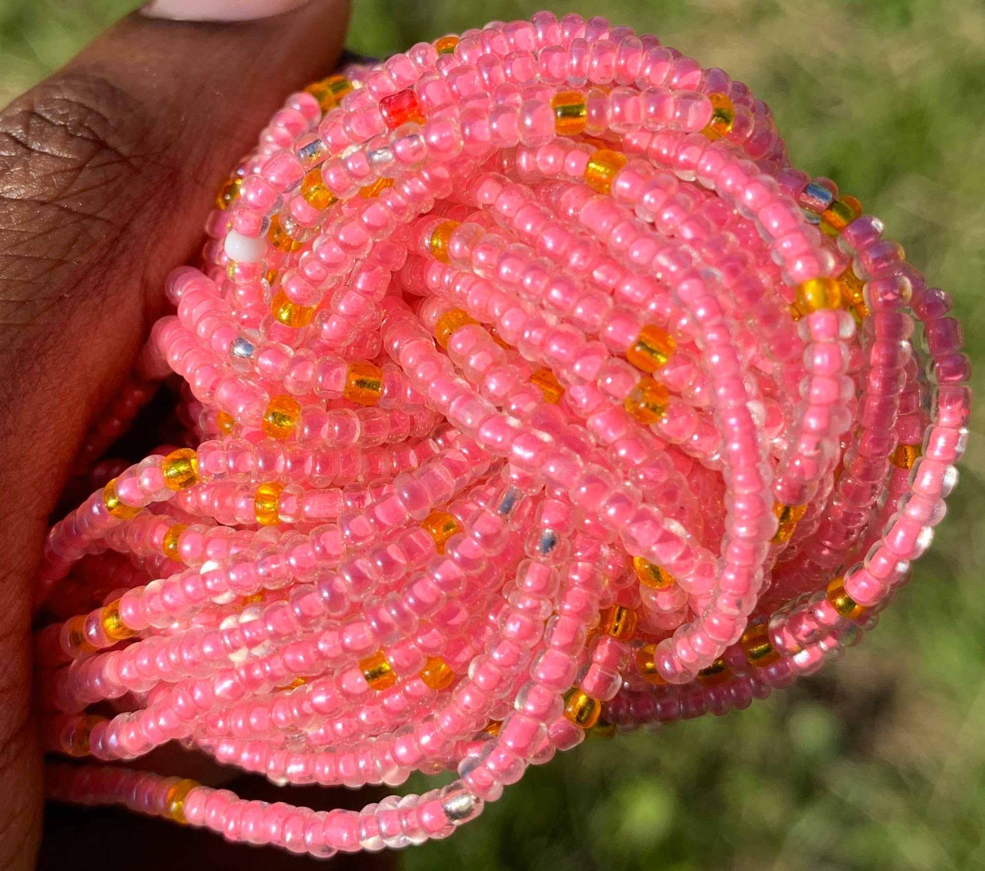 Pink Diamond Waist Beads – A Milli Little Things