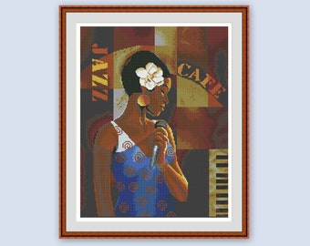 Jazz Cross Stitch Etsy