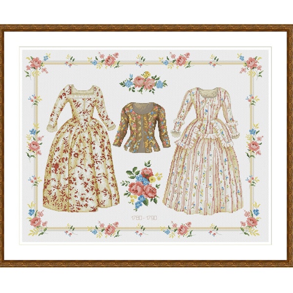 Cross Stitch Dress Etsy