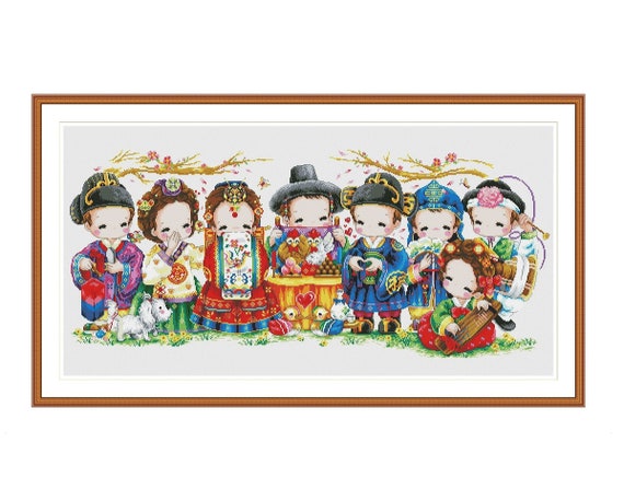 Samurai /& Geisha Cross Stitch Chart
