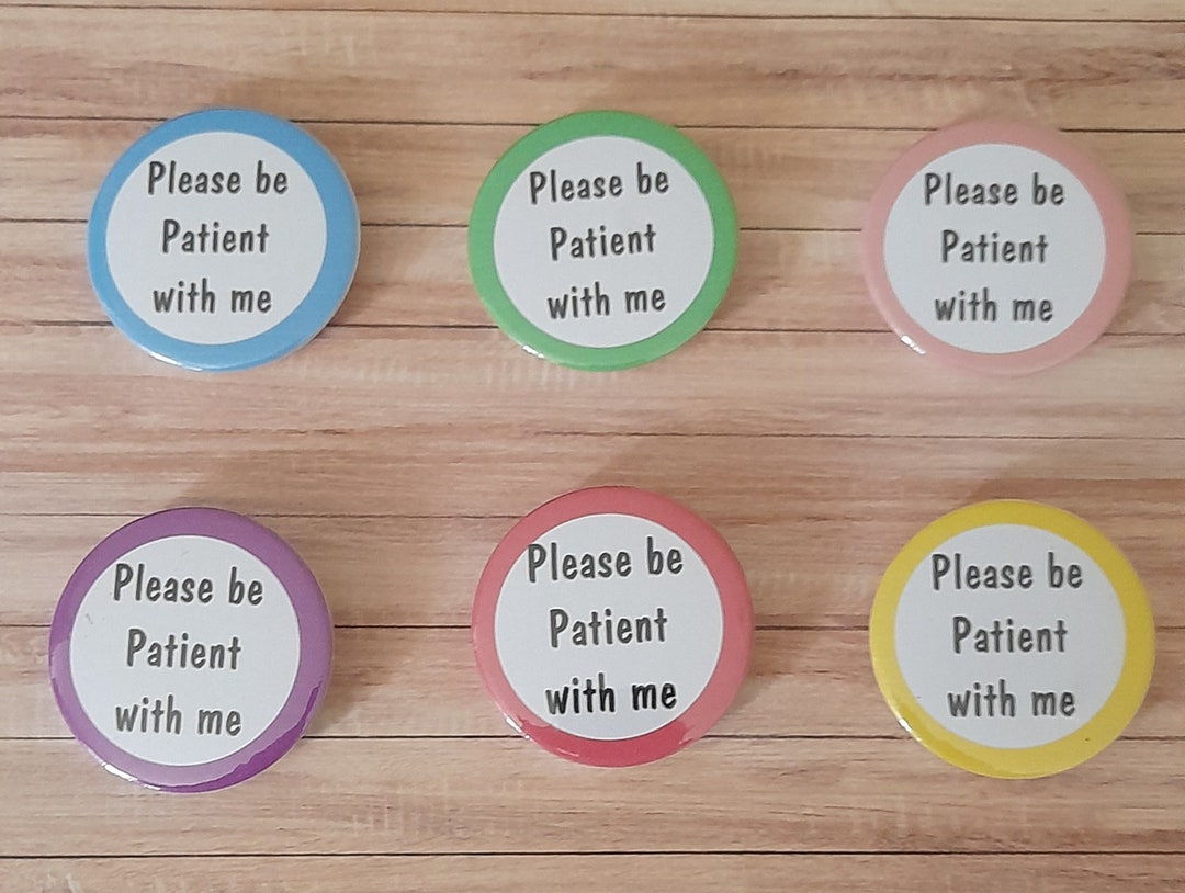 Hidden Disability Badge Please Be Patient With Me Hidden, Mental Health