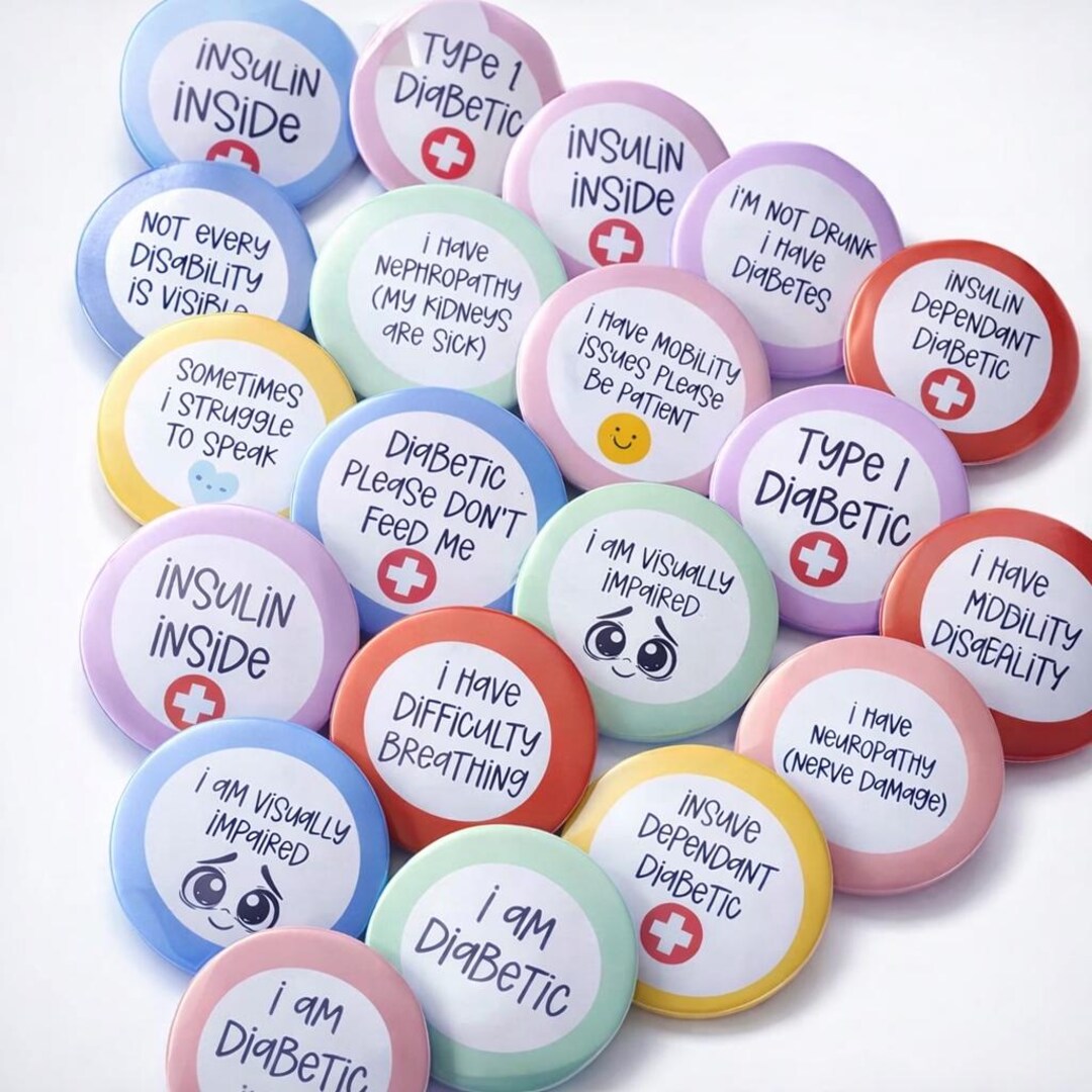 45mm Disability & Medical Awareness Keyring| Invisible Illness ...