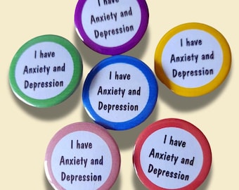 Anxiety and Depression Hidden Disability Awareness Badge