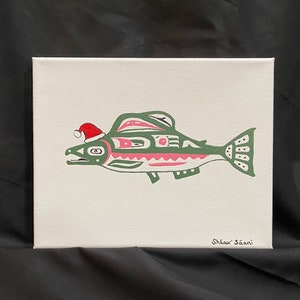 Santa&#39;s Little Humpy Helper PRINT