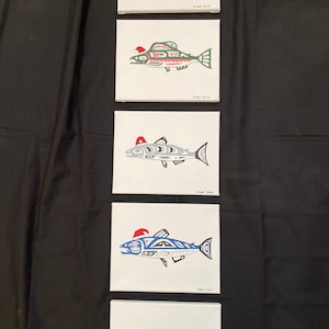 The Christmas Salmon Collection PRINTS