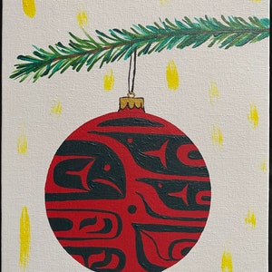 Tlingit Christmas Ornament - Shaaw