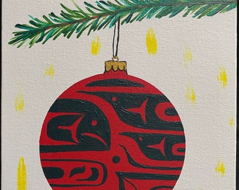 Tlingit Christmas Ornament - Shaaw