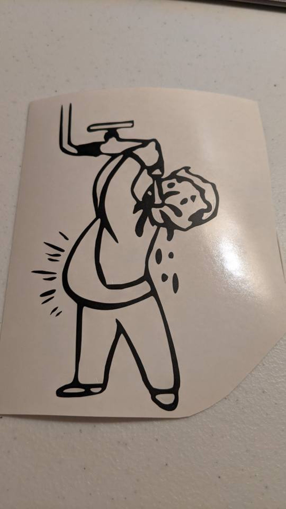 Fallout 4 Lead Belly Vinyl decal Etsy