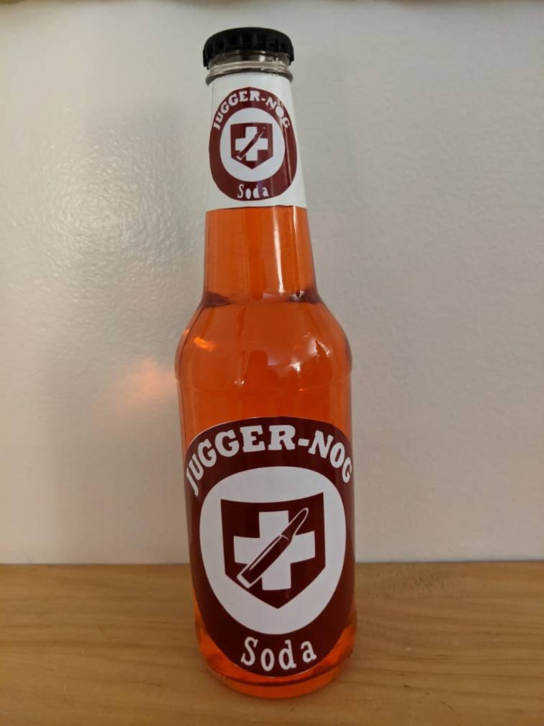 Handmade Juggernaut Call of Duty Perk Glass Bottle Etsy