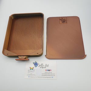 Bandeja para pintura de diamantes con tapa - Accesorio de taladro impreso en 3D apilable MAX Red Gold Black