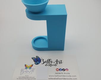 Embudo de pintura de diamantes para contenedores ArtDot redondos - Impresión 3D manos libres