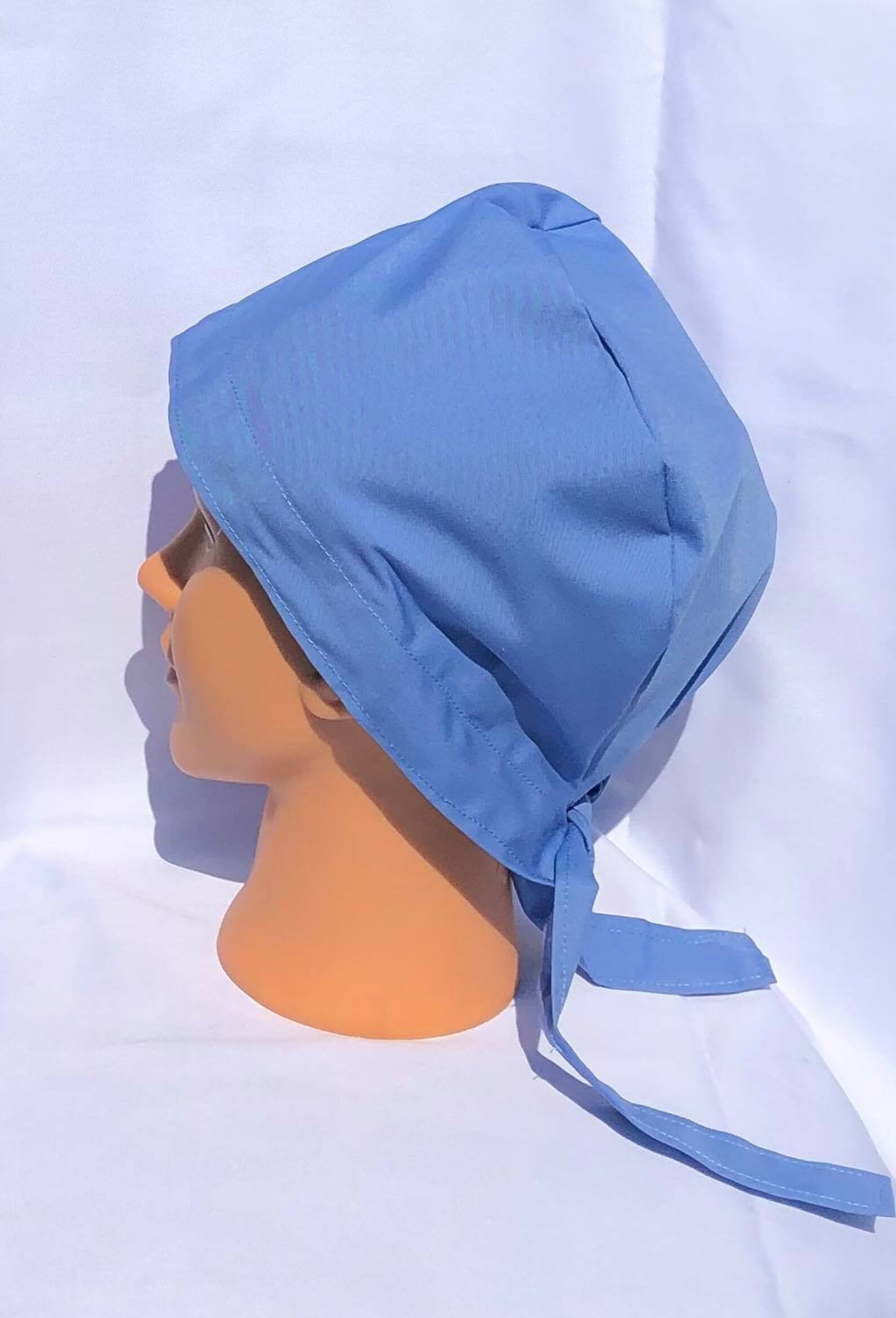 Ceil Blue Scrub Cap Scrub Hat Nurses Scrub Hat Etsy