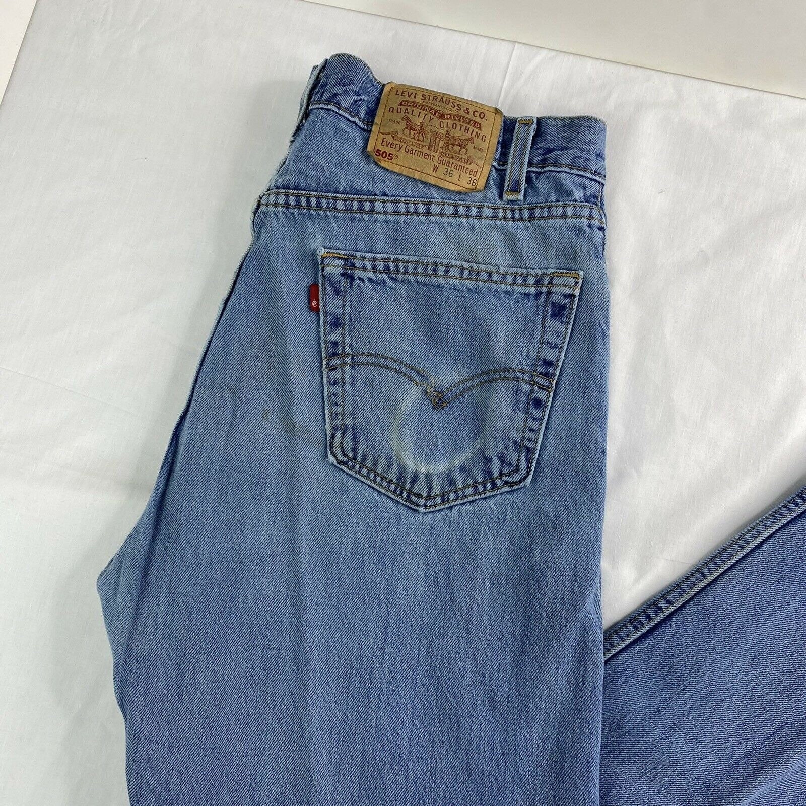 Vintage Levi's 505 4891 regular fit straight leg jeans sz | Etsy