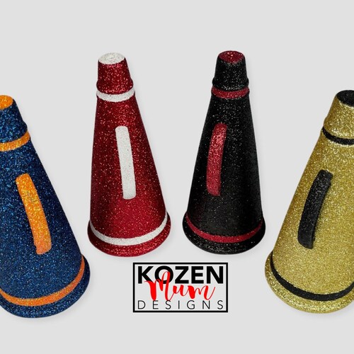Cheerleader Megaphone Ornaments for Mums and Wreath Etsy