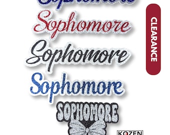 Custom Sophomore Class Die Cut on Clearance - Used for Homecoming Mum or Garter.