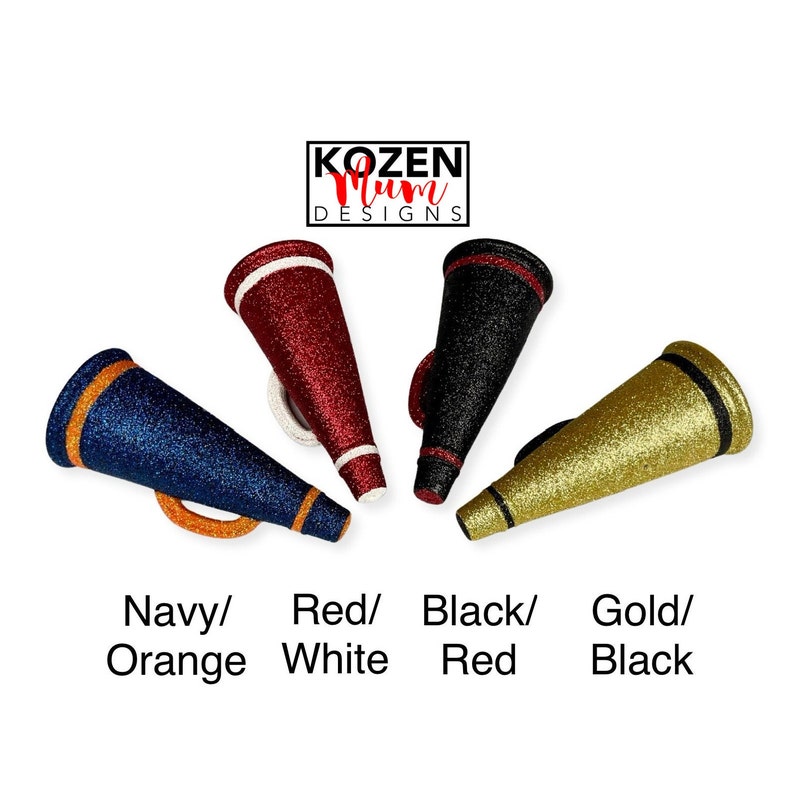 Cheerleader Megaphone Ornaments for Mums and Wreath Etsy