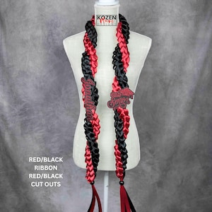 5.5' Festive Graduation Twisted Lei Made from Satin Ribbon. Class of 2026. Custom Gift for College, High School Graduation, or Senior Night. image 11