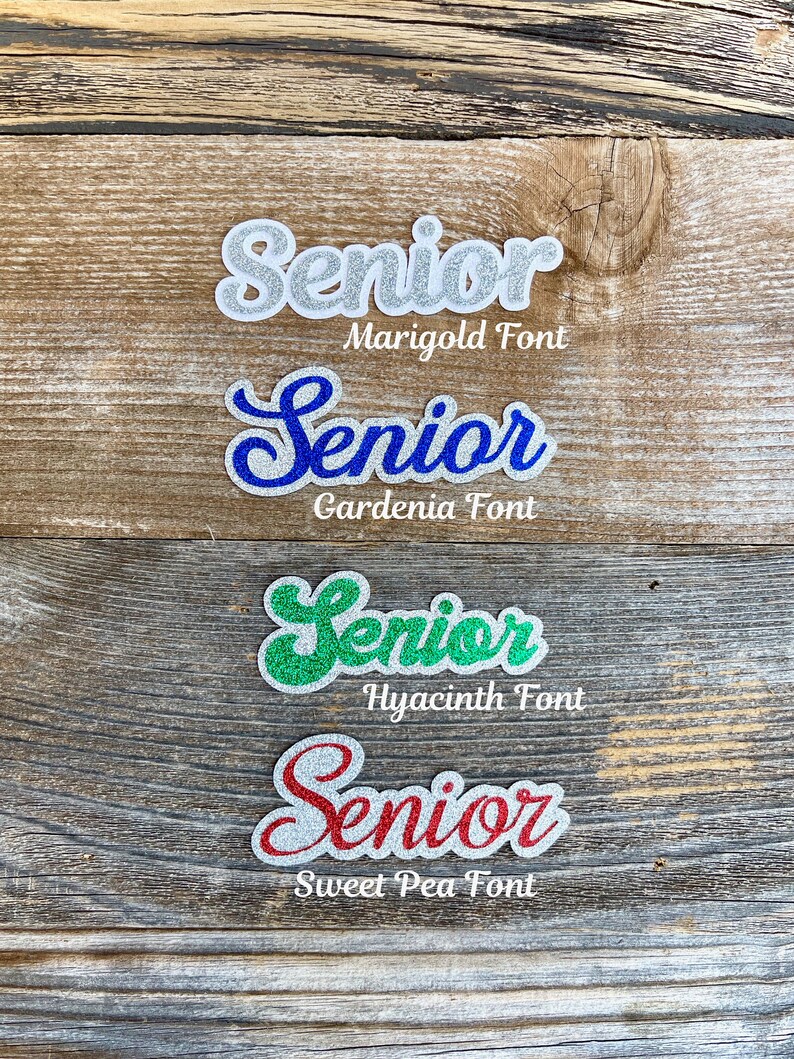 SENIOR Die Cuts for Mum 4 Different Fonts Etsy