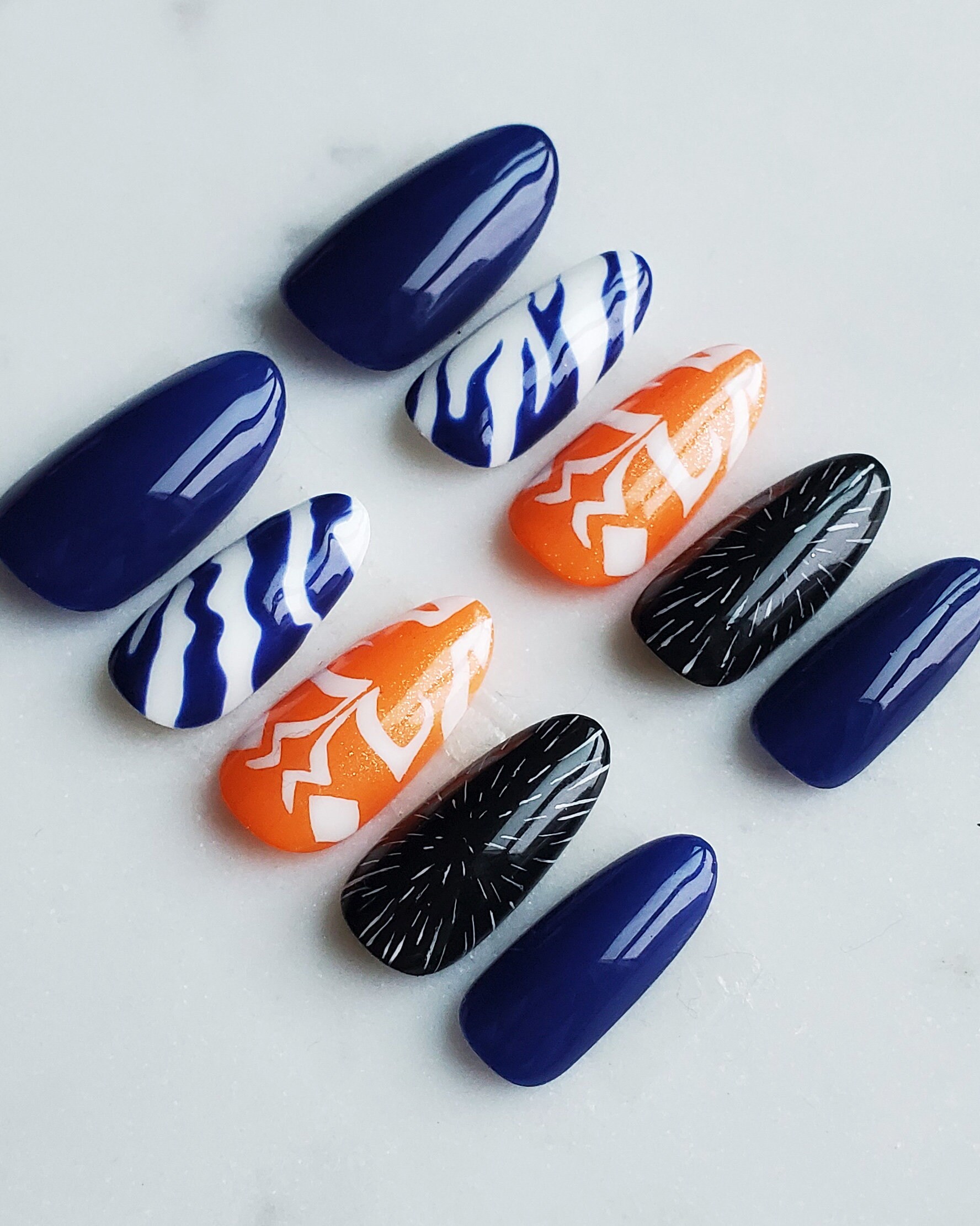 PADAWAN // Ahsoka Tano Star Wars Inspired Press On Nails Etsy