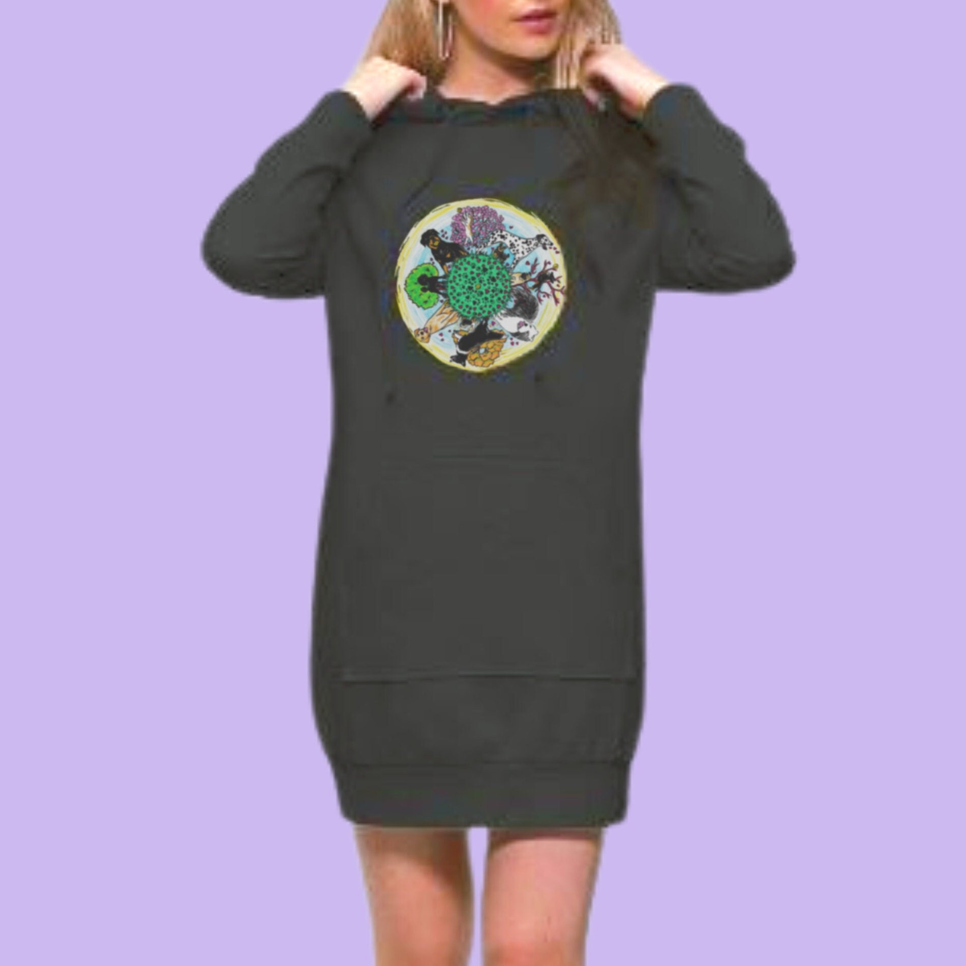 Hoodie Tunic - Etsy UK
