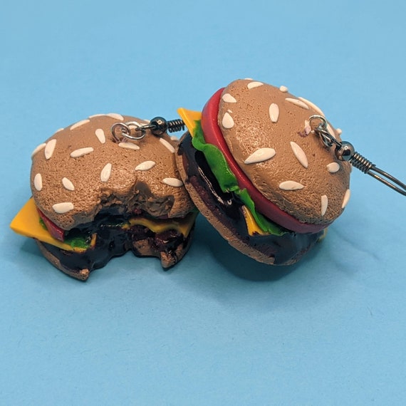 Spongebob Krabby Patty With Jellyfish Jelly Inspired Earrings Etsy
