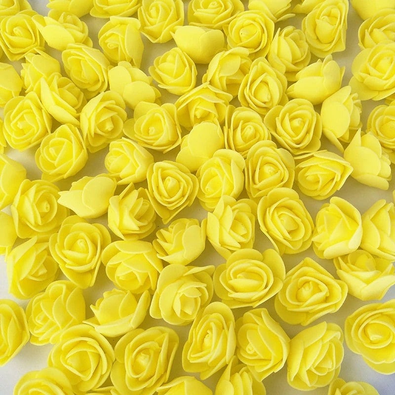 Foam Roses Mini 500 Pcs Foam Flower Wedding Rose Home Decor Etsy