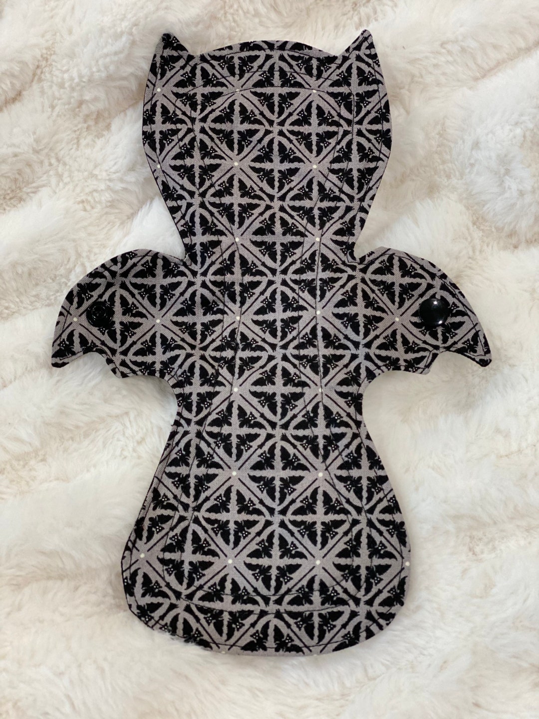 Bats and Broomsticks, Bat Shaped, Cloth Pad, Menstrual Pad