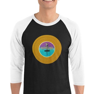 1950s Vintage Havana Hilton Hotel Casino Chip - 3/4 sleeve raglan shirt