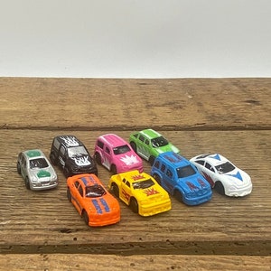 8 Vintage Mini Die Cast Cars