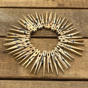 28 Vintage Clothespins