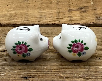 Small Vintage Pig Salt & Pepper Shakers