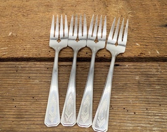 EPNS A1 Silver Plate Cutlery - KINGS Pattern - Table Fork / Forks