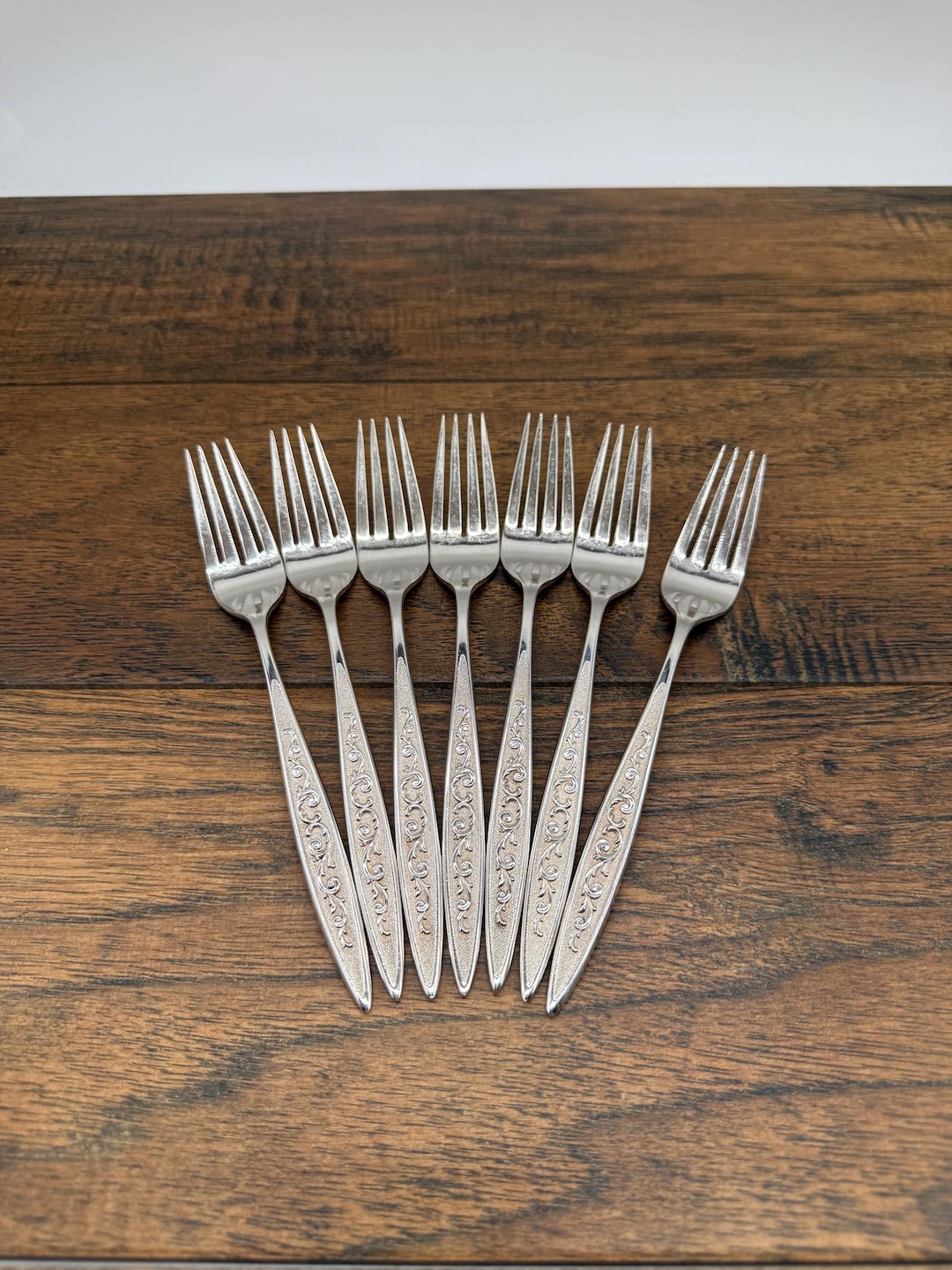 Vintage 1847 Rogers Bros Esperanto Dinner Forks Set of 7 - Etsy