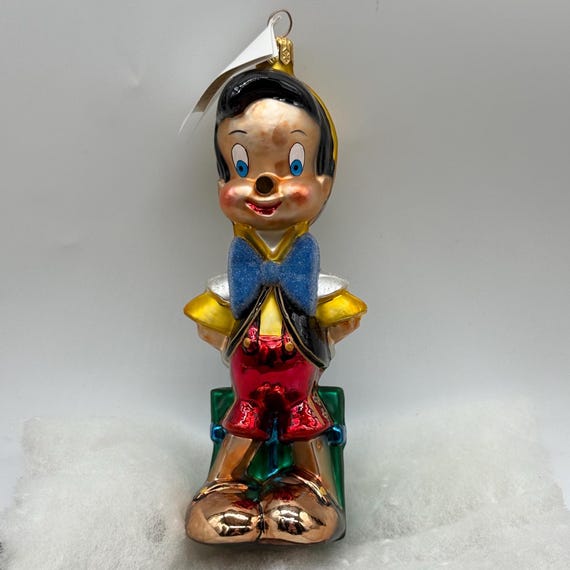 Vintage Christopher Radko/disney Pinocchio Ornament (as-is With