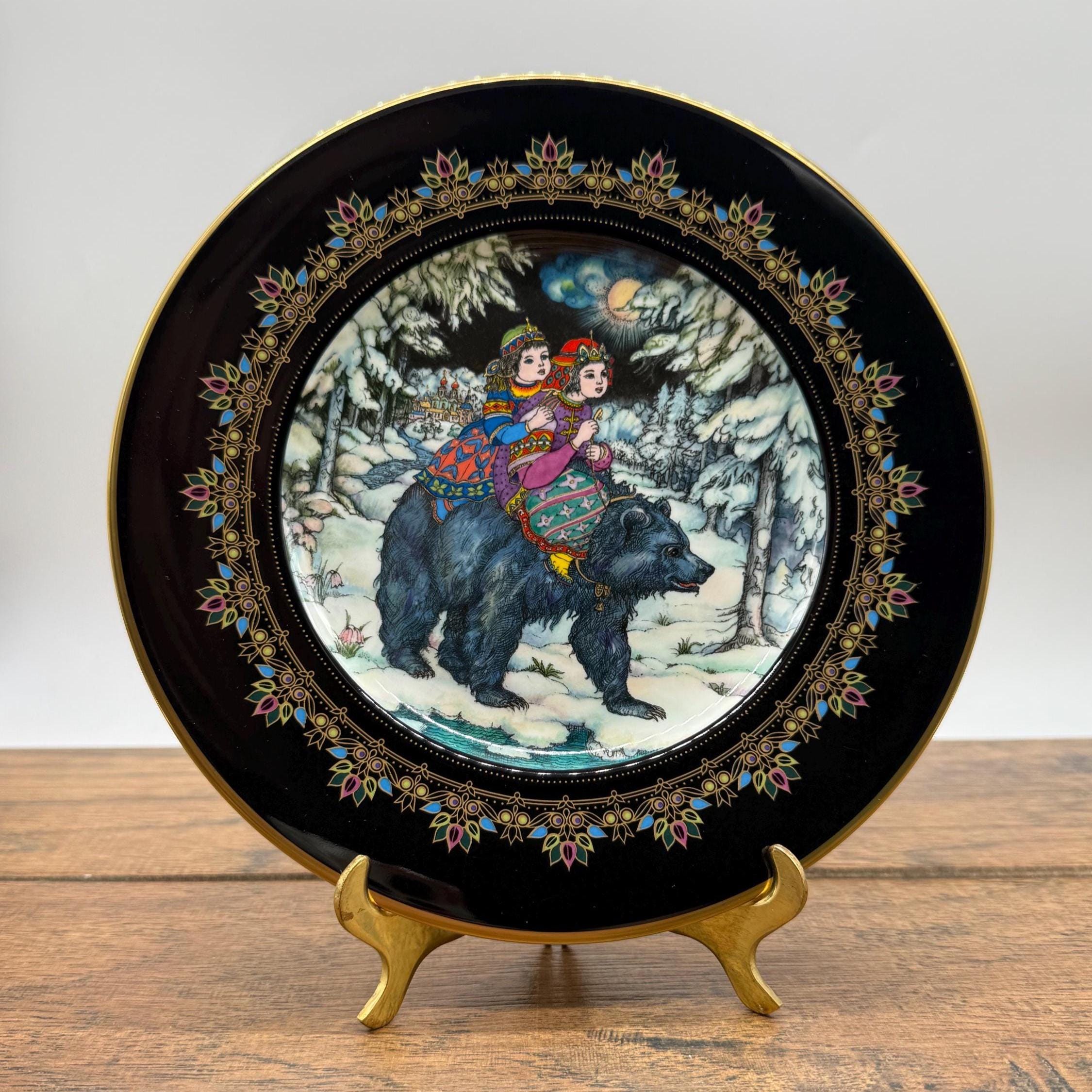 Villeroy & Boch Collector Plate – Tsar Bear Russian Fairytale