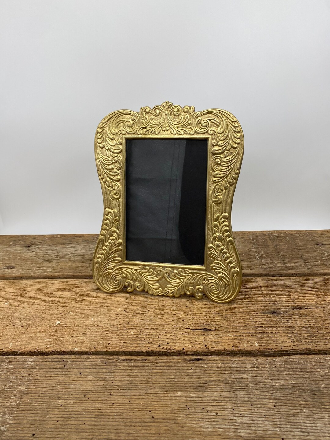 Decorative Solid Brass Tabletop Picture Frame 3.5 X Etsy