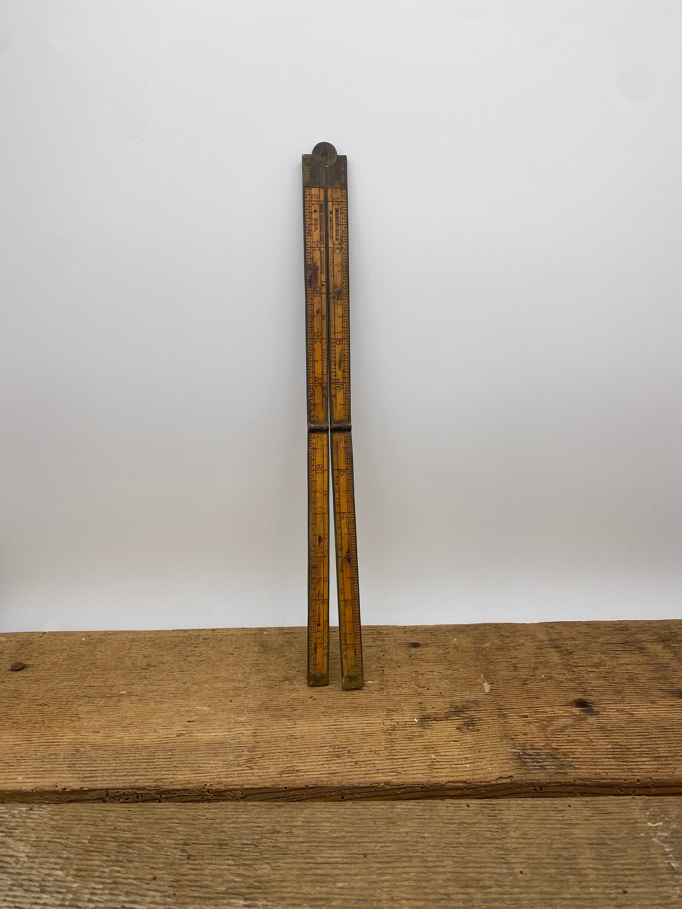 Antique Compact/collapsible 24 Inch Wooden Stanley No 62 Ruler - Etsy