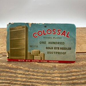 Colossal Needle Book