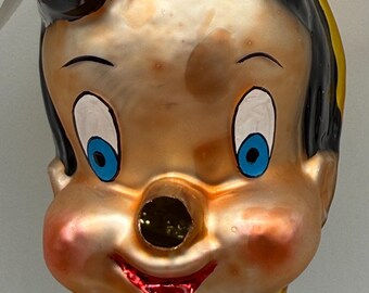 Vintage Christopher Radko/disney Pinocchio Ornament (as-is With