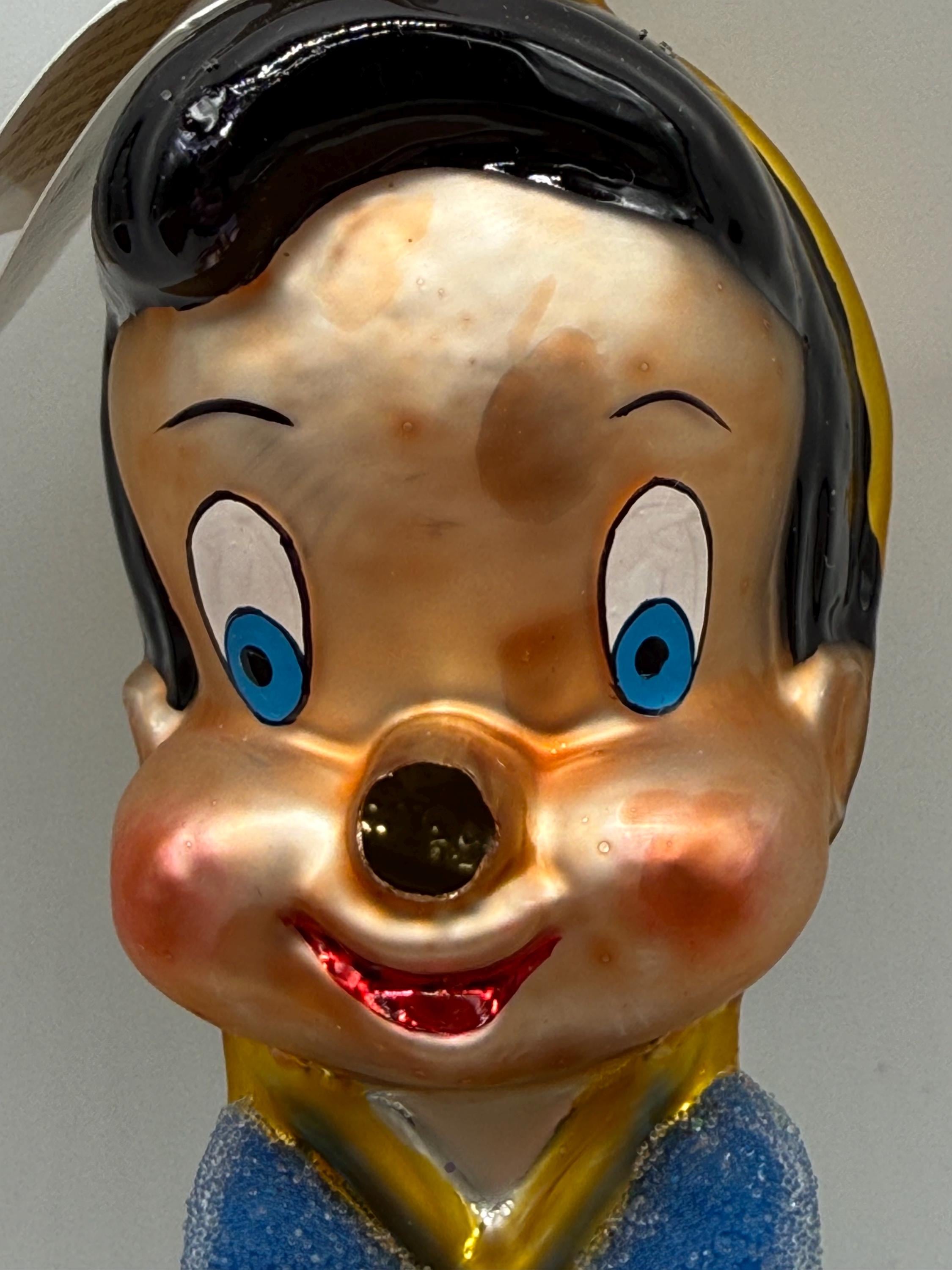 超貴重❣️Walt Disney Pinocchio 1940 ガラス製置物 Vintage Glass