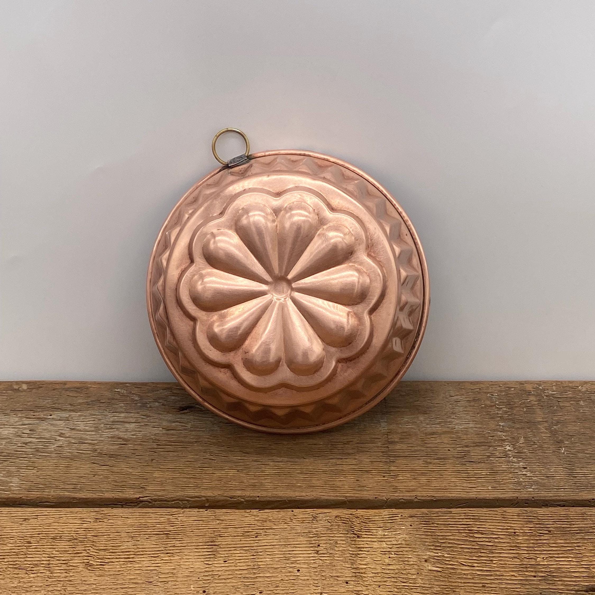 Vintage Swedish Copper Flower Mold - ABKBF Floral Design - Etsy