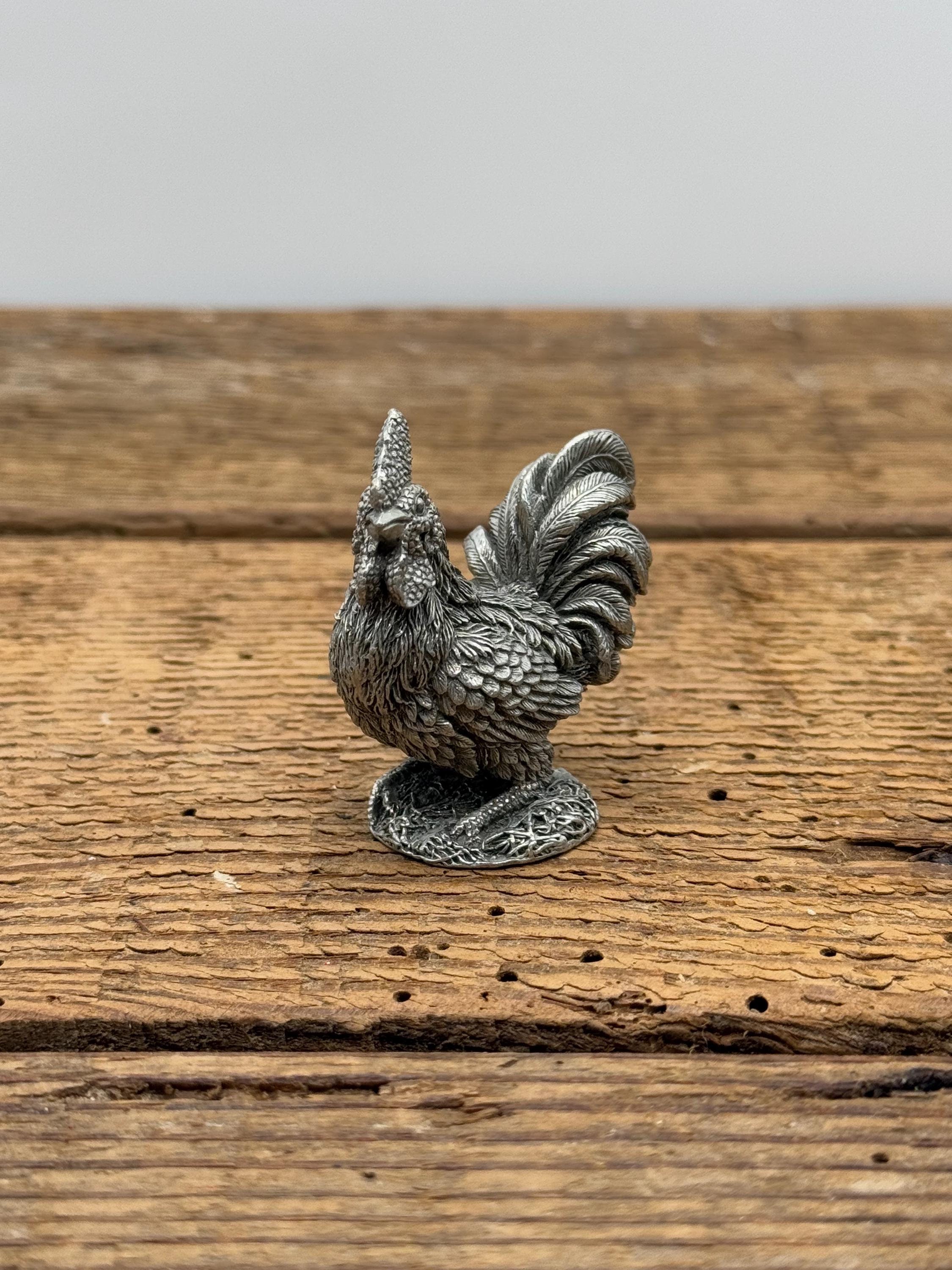 Small Signed Royal Selangor Pewter Rooster - Etsy